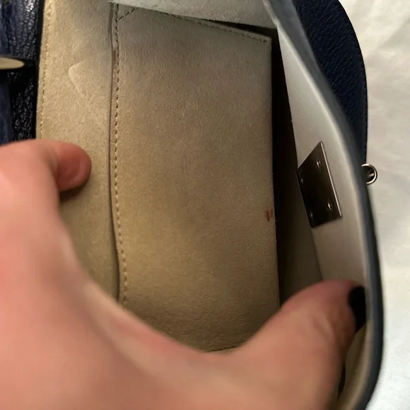 Authentic Navy blue Chloe Drew bag with silver hardware - Picture 4 of 4